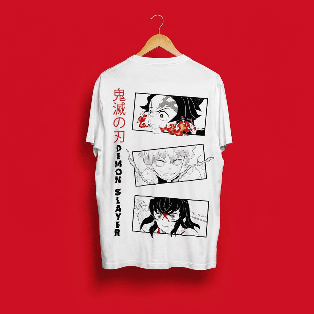 Demon Slayer Nichirin Tee — Demon Slayer, 260 GSM heavy cotton · reinforced neck
