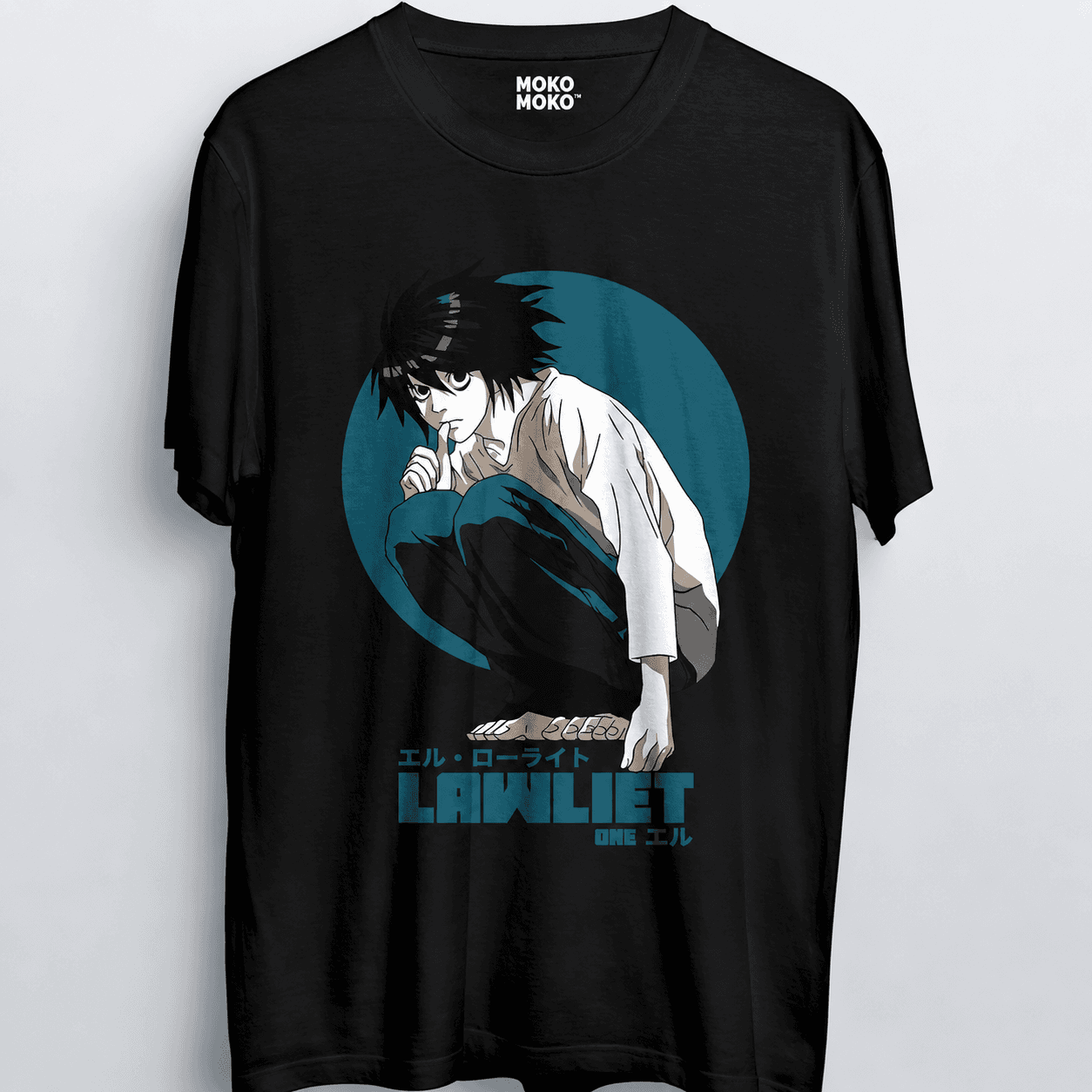 Death Note Tee — Death Note, 260 GSM heavy cotton · reinforced neck